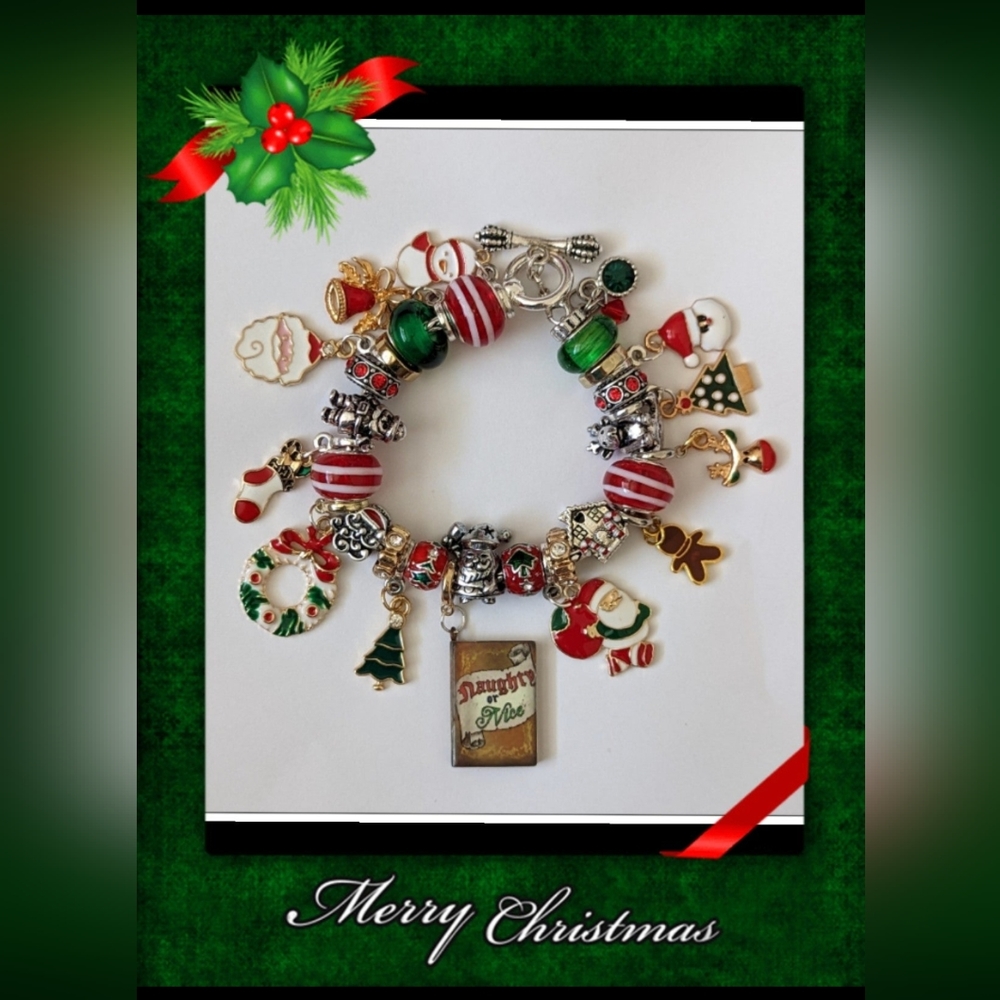 Santa's "Naughty or Nice" Christmas Bracelet
